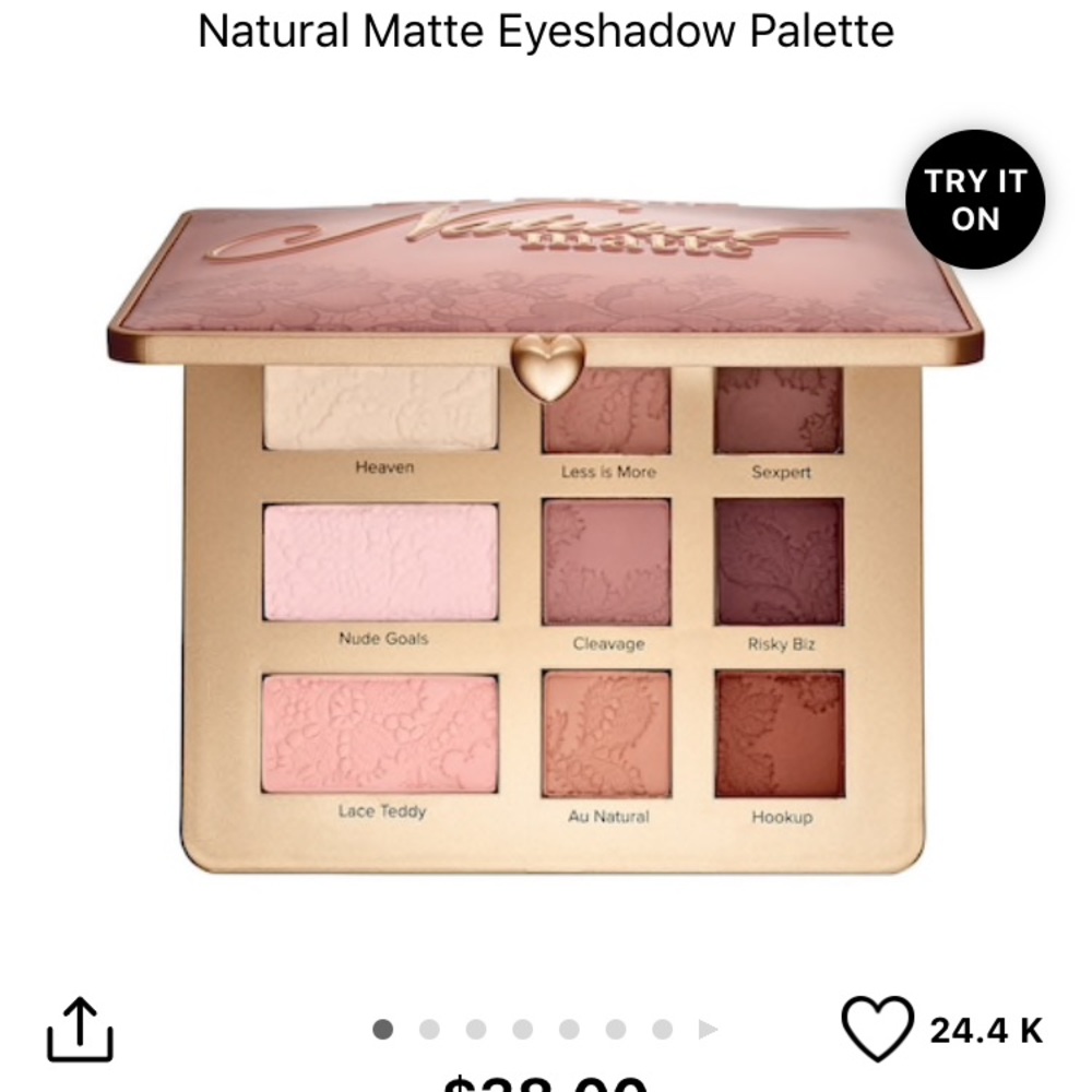 Too Faced Natural Matte Eyeshadow Pallet